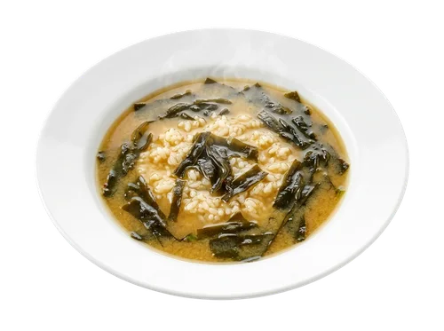 Мисо с рисом и водорослями